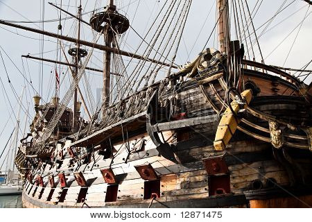 Yksityiskohta Neptune Galleon