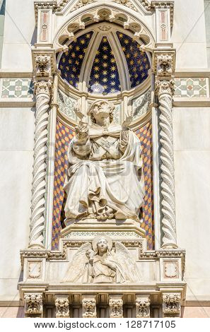 Fragment of Duomo in Florence, Italy.