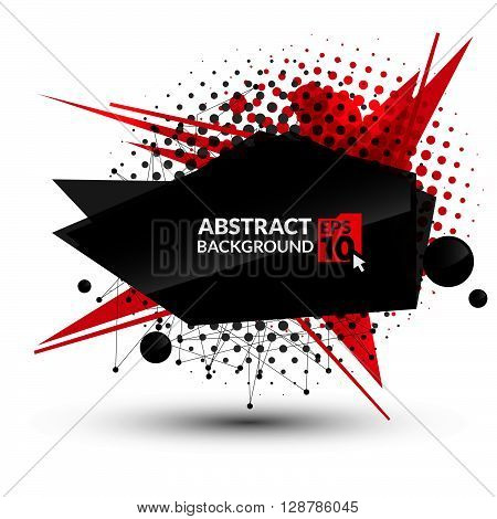 Abstract triangle banner. Creative banner design flyers.