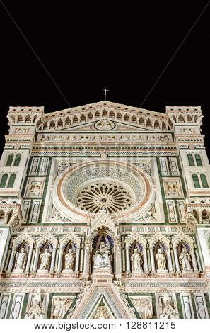 Night view of the Florence Duomo