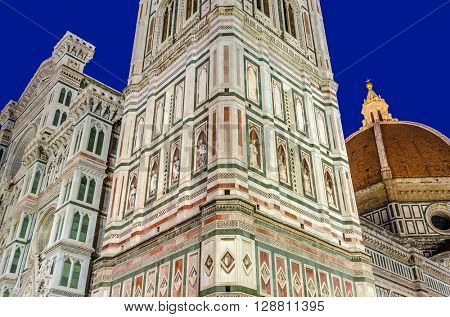 Night view of the Florence Duomo