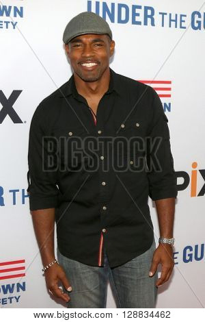 LOS ANGELES - MAY 3:  Jason George at the Under the Gun Premiere at the Samuel Goldwyn Theater on May 3, 2016 in Beverly Hills, CA