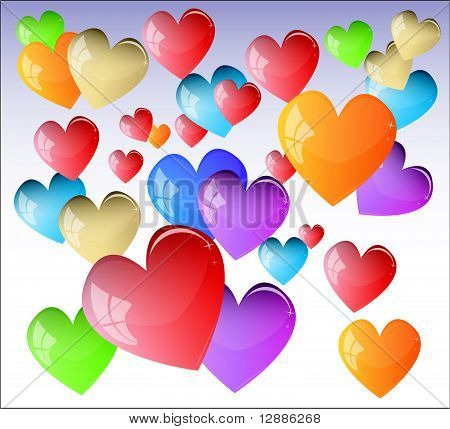 Colour Hearts