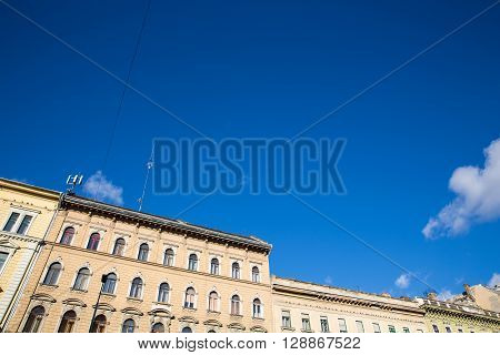 A Historic Architecture in Budapest Hungary Europe.