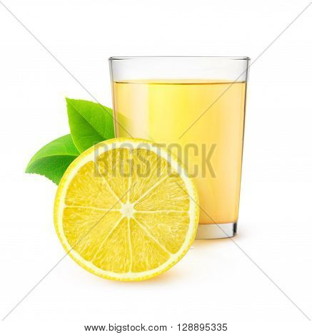 Isolated Lemon Juice