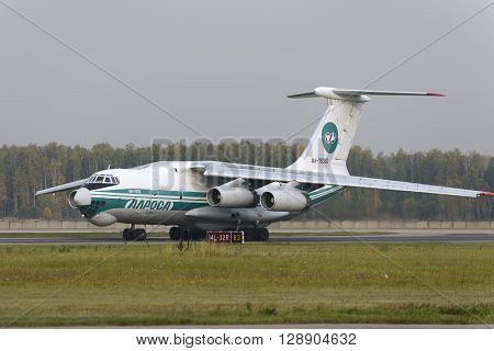 Cargo Airplane Il-76Td Alrosa Airlines