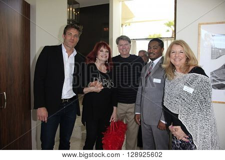 PALM SPRINGS - APR 27: Grafton Doyle, Meg Thomas at a cultivation event for The Actors Fund at a private residence on April 27, 2016 in Palm Springs, California