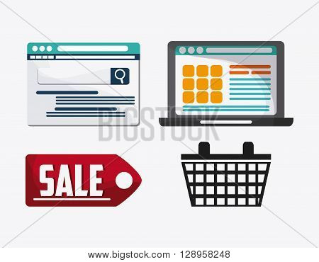 Searching concept with icon design, vector illustration 10 eps graphic.
