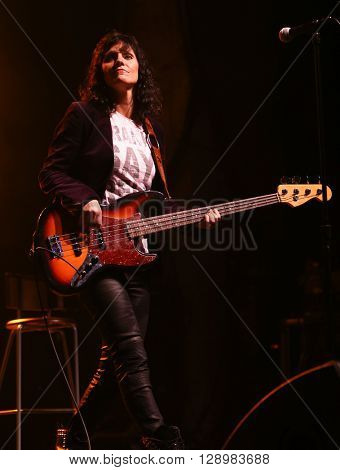 NEW YORK-MAY 6: Singer Kristen Henderson of Antigone Rising performs onstage at the Paramount on May 6, 2016 in Huntington, New York.
