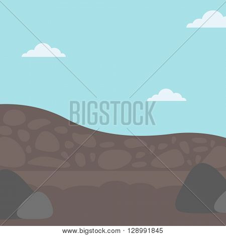 Background of heaps of coal.