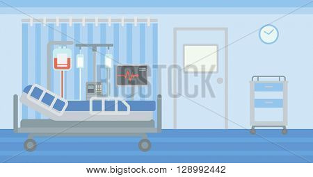 Background of hospital ward.
