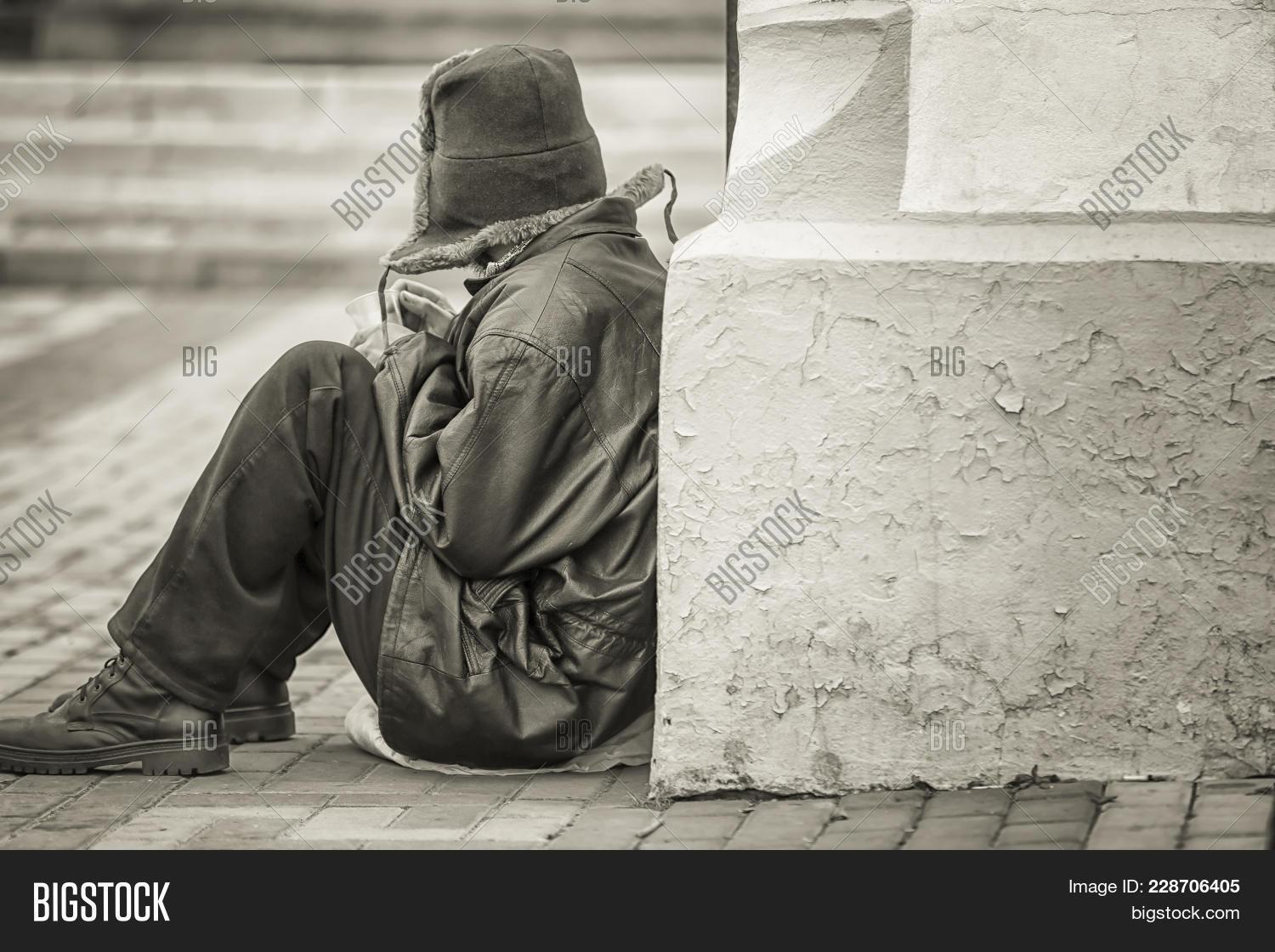 Poor Man Begging Money Image & Photo (Free Trial) | Bigstock