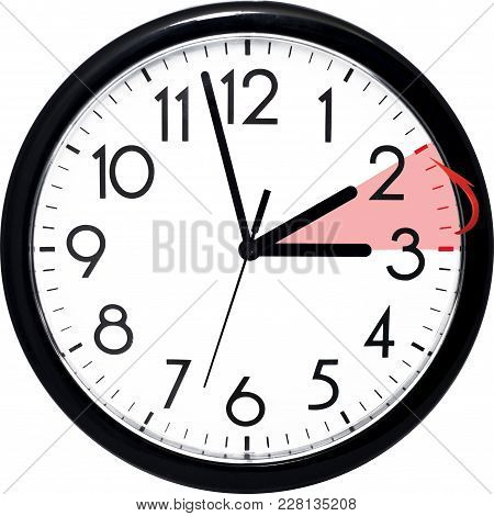 Daylight Saving Time. Change Clock To Summer Time.