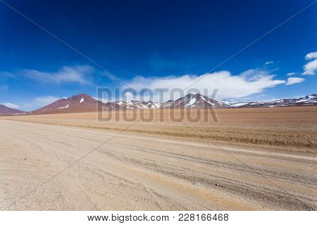 Bolivian Landscape, Salvador Dali Desert View. Beautiful Bolivia