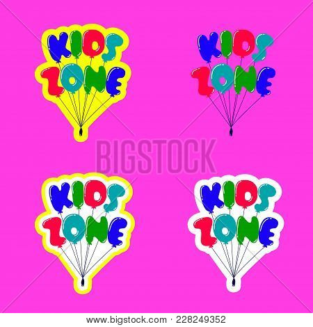 Kids Zone Logo, Kids Zone Banner For Party