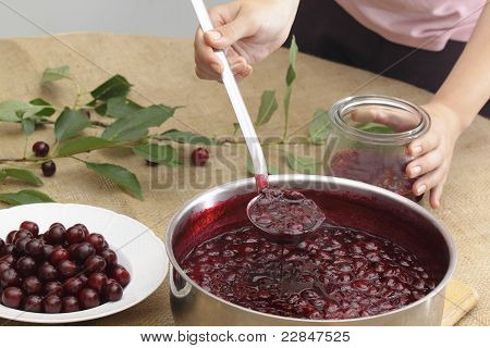Préserver les cerises acides
