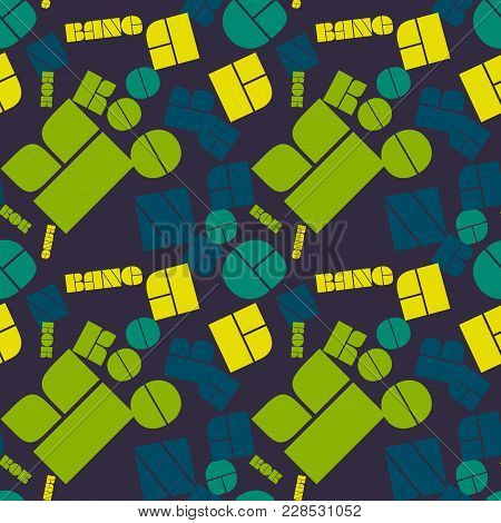 Bangkok Creative Pattern. Digital Design For Print, Fabric, Fashion Or Presentation.