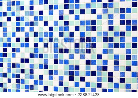 Checkered Tile Pattern. Detail For Bath And Pool