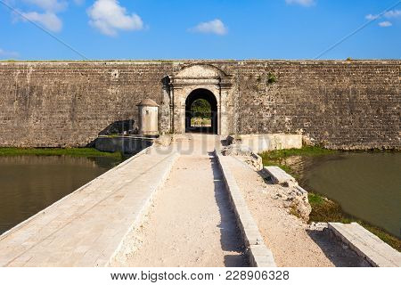Jaffna Fort In Jaffna. Fort Was Built By The Portuguese In Jaffna, Northern Sri Lanka.