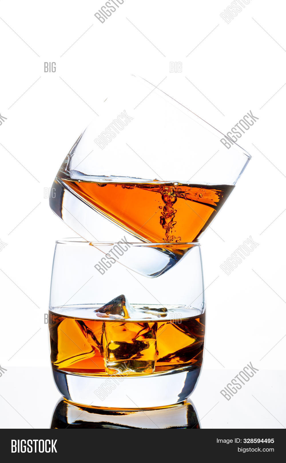 Two Glasses Whiskey Image & Photo (Free Trial) Bigstock