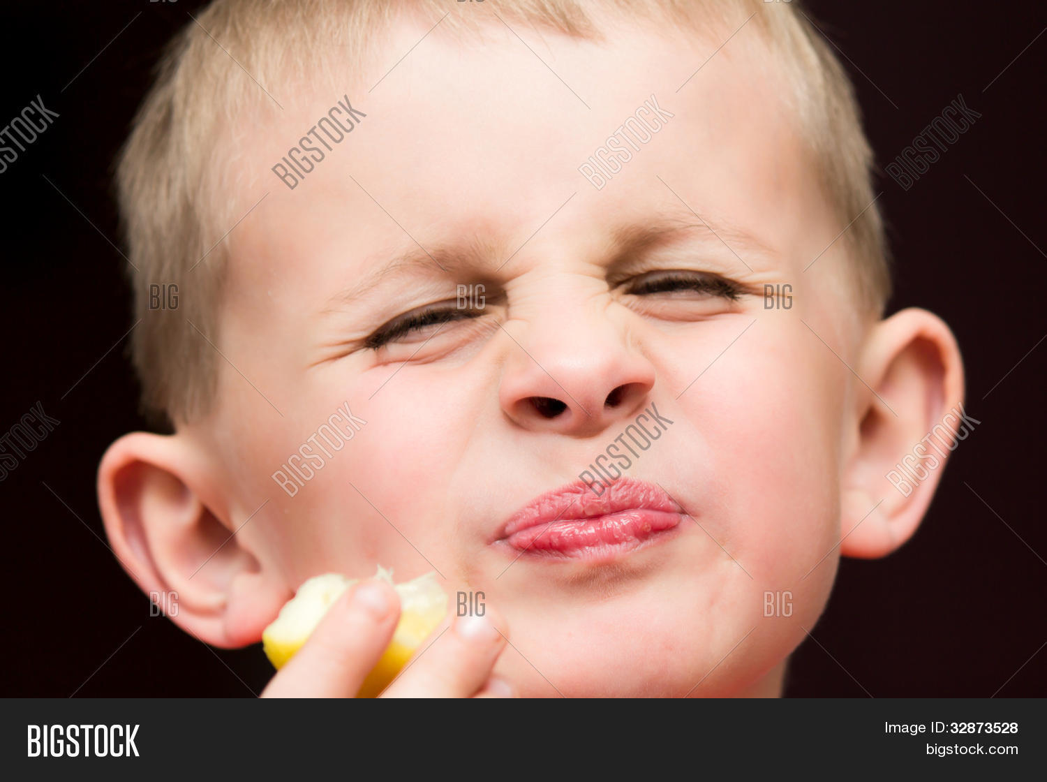 Young Boy Pursed Lips Image & Photo (Free Trial) Bigstock