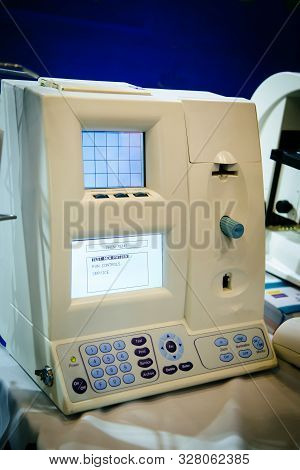 Modern Automatic Sperm Analyzing Machine In Medical Lab