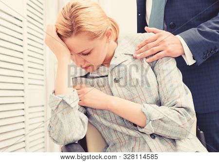 If You Are Witness Of Rights Violation. Abusive Boss. Office Woman And Her Lustful Boss.
