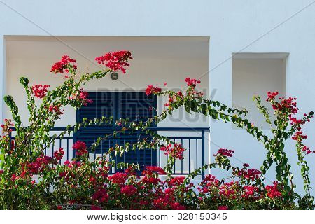Architecture Details Of Greek Houses On Kos Island Greece