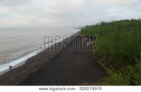 View Of Cemara Beach Banyuwangi East Java  Indonesia