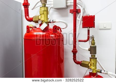 Fm-200 Suppression Systems, Fm200 Gas Flooding System, Gas Suppression System In Data Center Room