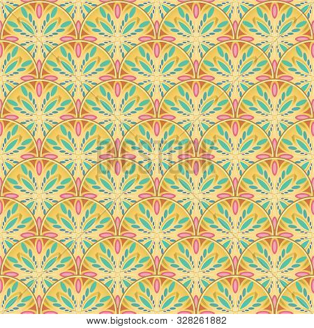Decorative Ornament From Circles With A Pattern