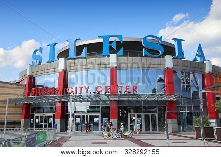 Katowice, Poland - August 15, 2019: Silesia City Center Shopping Mall In Katowice, Poland. Scc Is Bu