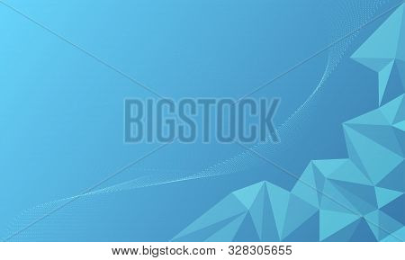 Abstract Polygonal Banner. Vector Background. Flat Abstract Polygonal Banner
