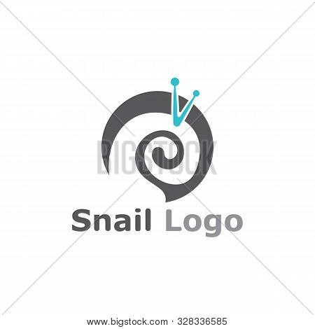 Snail Logo Template Vector Icon Illustration