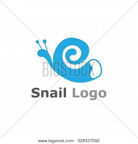 Snail Logo Template Vector Icon Illustration
