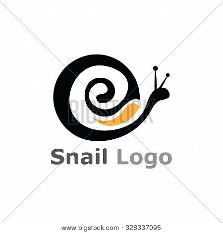 Snail Logo Template Vector Icon Illustration