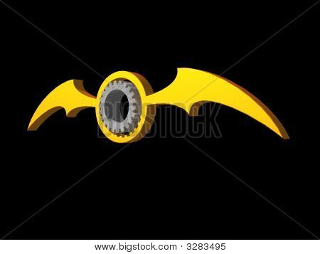 Batwings dişli Logo