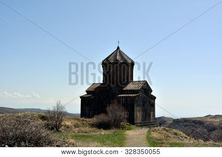 Ruins Of The Amberd Church In Aragatsotn Province In Armenia