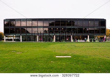 Stuttgart, Germany, October 15, 2019: Parliament Of Baden-wuerttemberg Building, Called Haus Das Lan