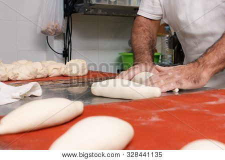 Kneading Bread Dough Manually