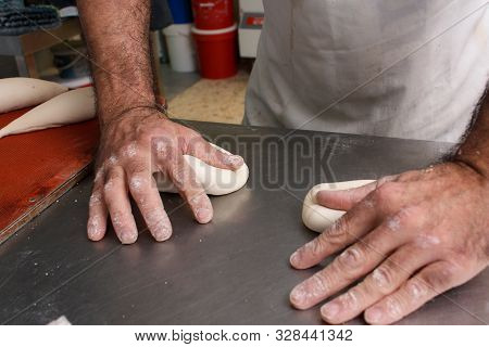 Kneading Bread Dough Manually