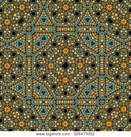 Traditional Ornamental Floral Paisley Showl Or Carpet. Ornament Mosaic Background For Design Of Carp