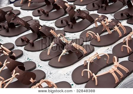 Série d'élégantes sandales