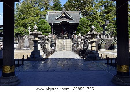 Narita, Japan - October 4, 2019: The Entrance Way To Naritasan Shinshoji Temple In Narita City For J