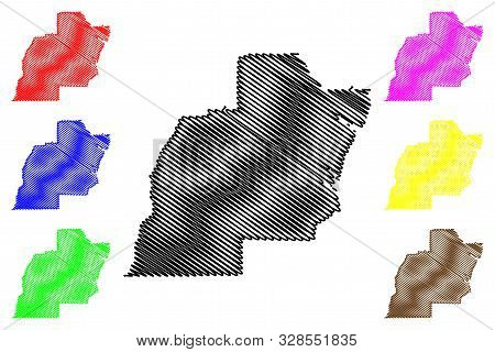 Barbour County, Alabama (counties In Alabama, United States Of America,usa, U.s., Us) Map Vector Ill