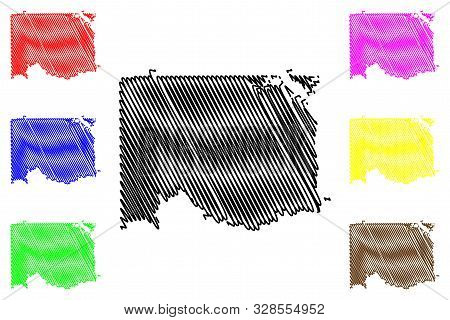 Elmore County, Alabama (counties In Alabama, United States Of America,usa, U.s., Us) Map Vector Illu