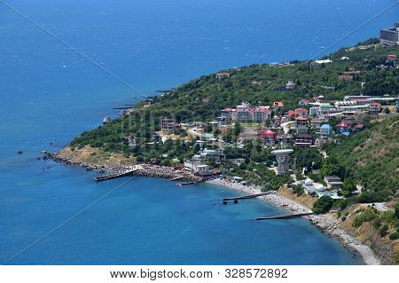 View Of The Simeiz Town From Koshka Mount In Crimea