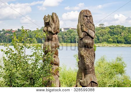 Kaluga, Russia - August 2017: Nature Monument 