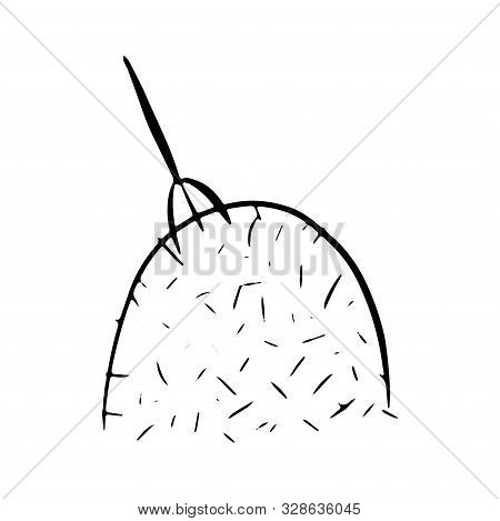 Hay Icon. Trendy Modern Flat Linear Vector Hay Icon On White Background