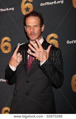 LOS ANGELES - MAY 10:  Peter Berg arrives at the Launch of Got Your 6  at SAG / AFTRA Headquarters on May 10, 2012 in Los Angeles, CA